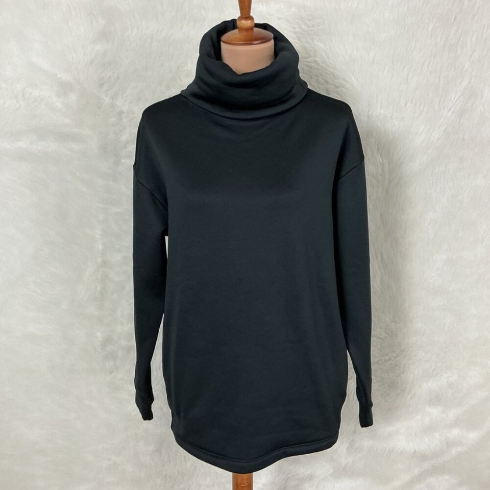 Dudley Stephens Black Oversized Turtleneck Long Sleeve Sweater Tunic XS